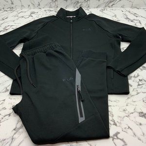 Men’s Fila Black Signature Fleece Sweatpants